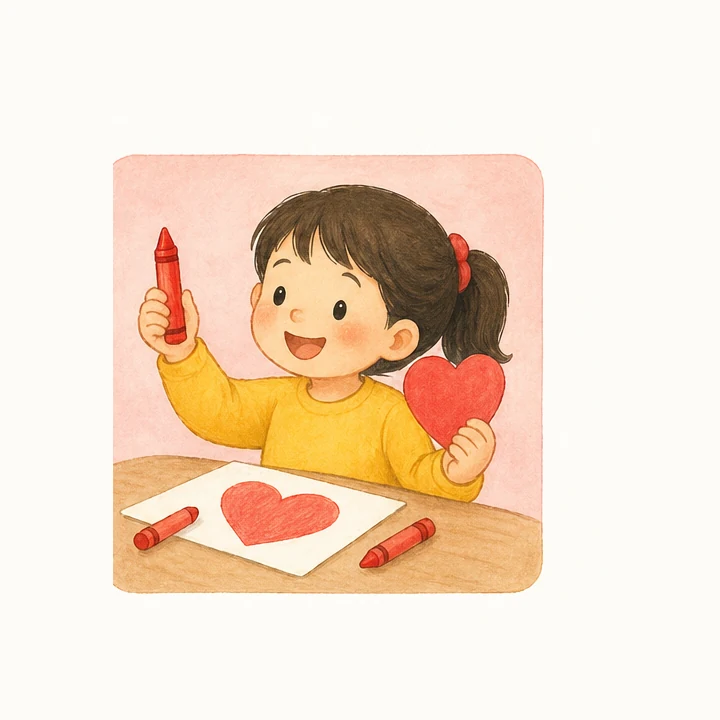 小朋友喜欢红色