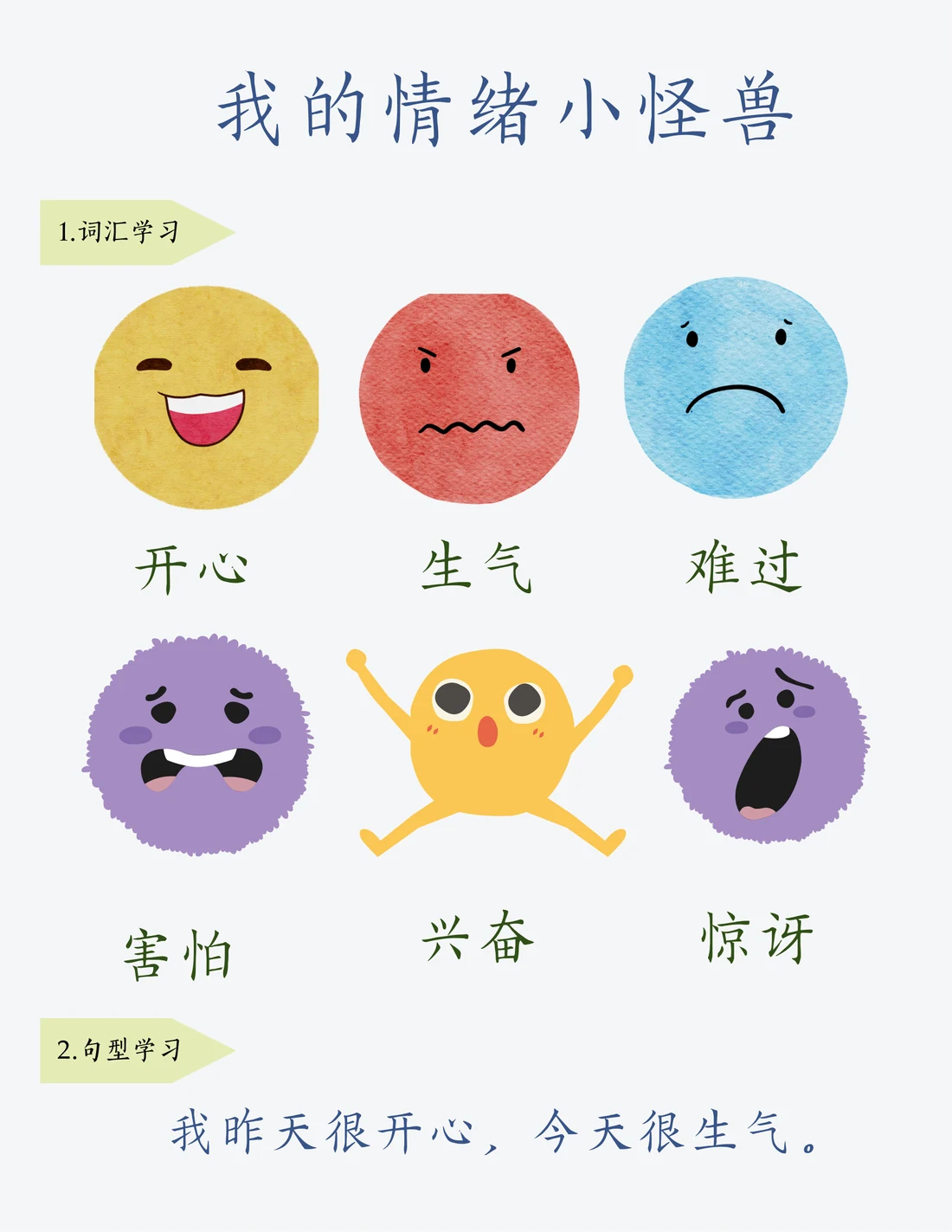 情绪教材整页预览