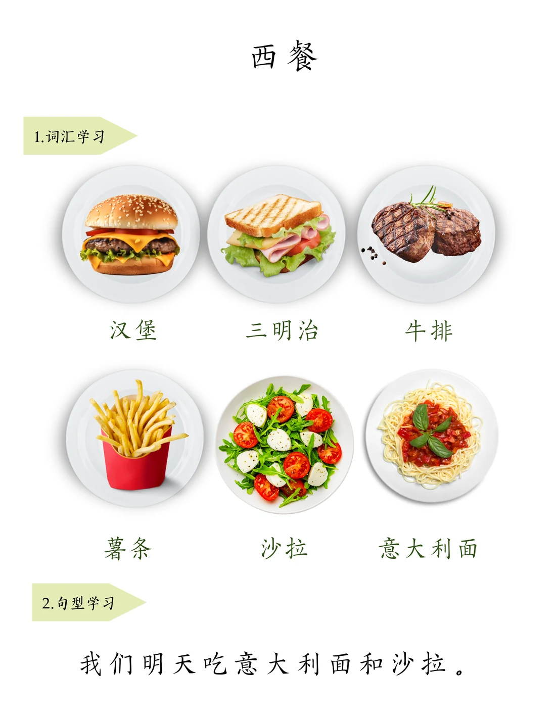 西餐教材整页预览